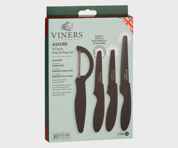Viners 4piece peel & prep set