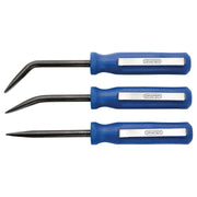 Draper Mini Pry Bar Set, 125mm, Blue (3 Piece) Draper - Town Tools
