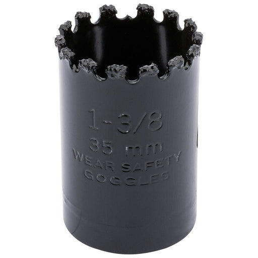 Draper Tungsten Carbide Grit Hole Saw, 35mm 34881 Draper - Town Tools 