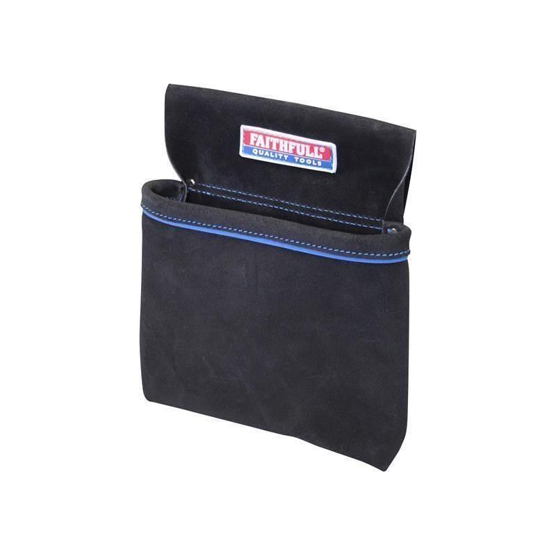 Faithfull Single Pocket Nail Pouch Faithfull - RockBottom Northampton