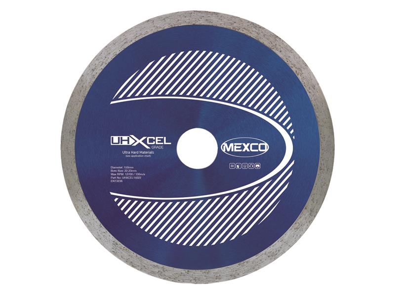 MEXCO - UHXCEL Ultra Hard Materials Diamond Blade 150 x 22mm