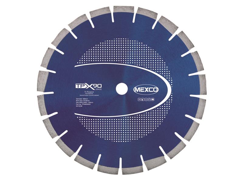 MEXCO - TPX90 Tri Purpose Diamond Blade 300 x 20mm