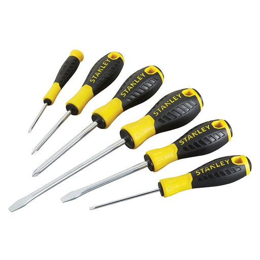 Stanley® Hand Tools 0-60-208 Essential Screwdriver Set, 6 Piece STANLEY® Hand Tools - RockBottom Nothampton