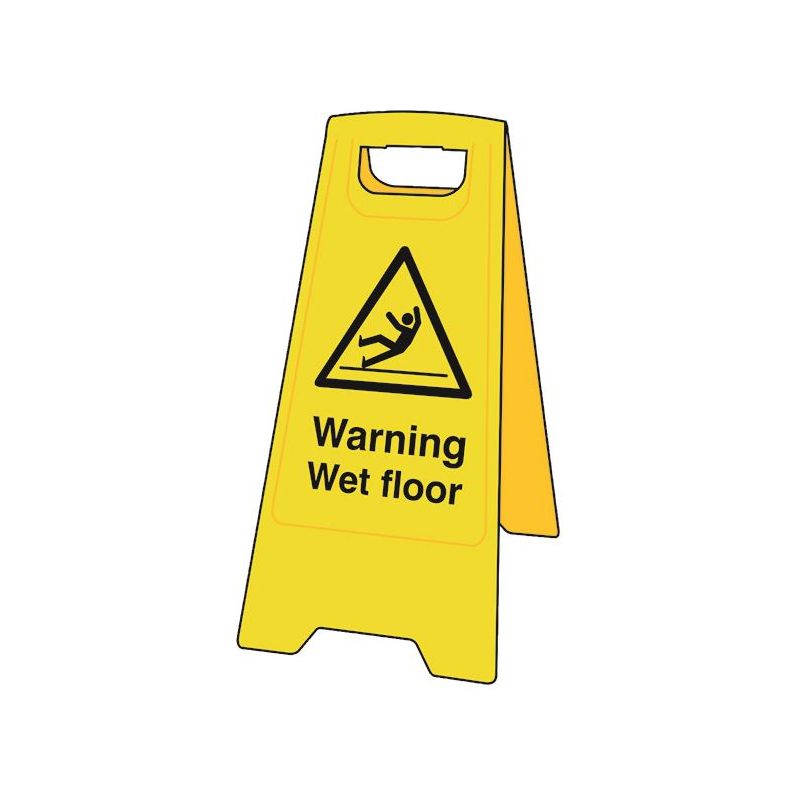 Scan Warning Wet Floor - Heavy Duty 'A' Board Scan - RockBottom Nothampton