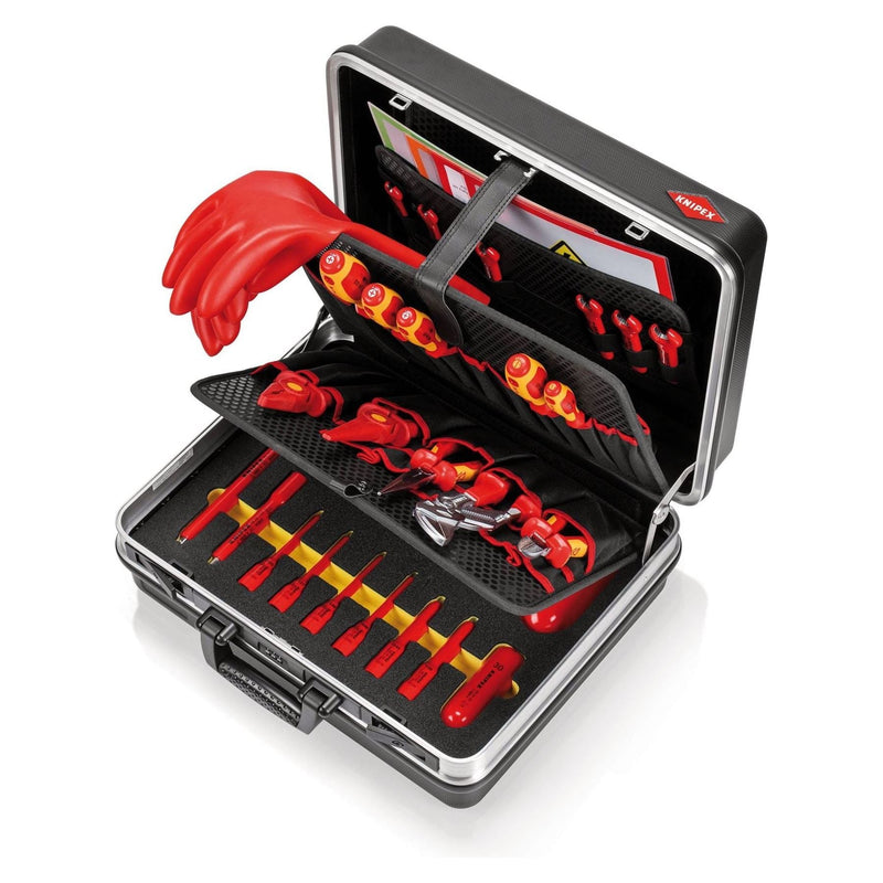 Draper Knipex 00 21 05 EV Tool Case "Basic" E-Mobility , 34 Parts, 410mm Draper - Town Tools