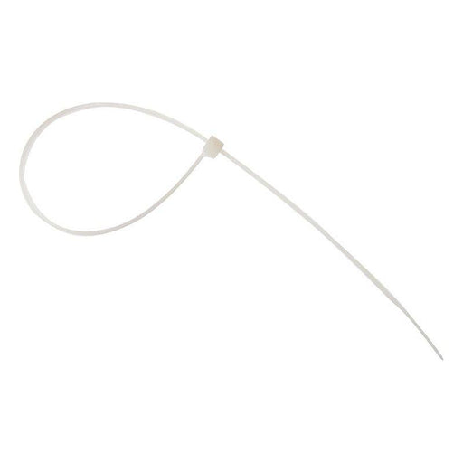 Forgefix Cable Tie Natural/Clear 4.8 x 300mm (Bag 100) ForgeFix - RockBottom Northampton
