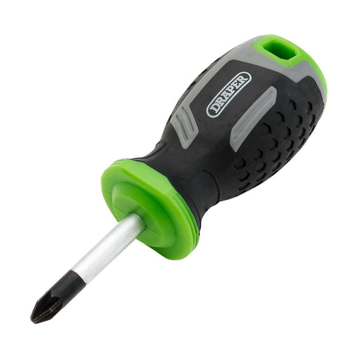 Draper Pozi Soft Grip Screwdriver, PZ2 x 38mm Draper - Town Tools