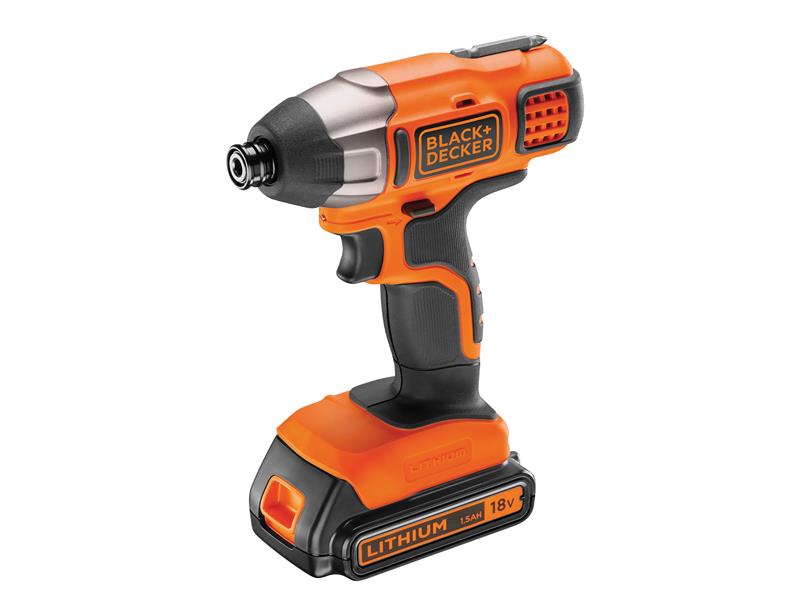 BLACK + DECKER BDCIM18C1 Impact Driver 18V 1 x 1.5Ah Li-ion
