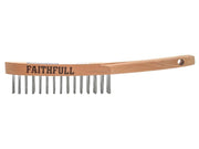 Faithfull Lightweight Scratch Brush, Two Row Faithfull - RockBottom Northampton
