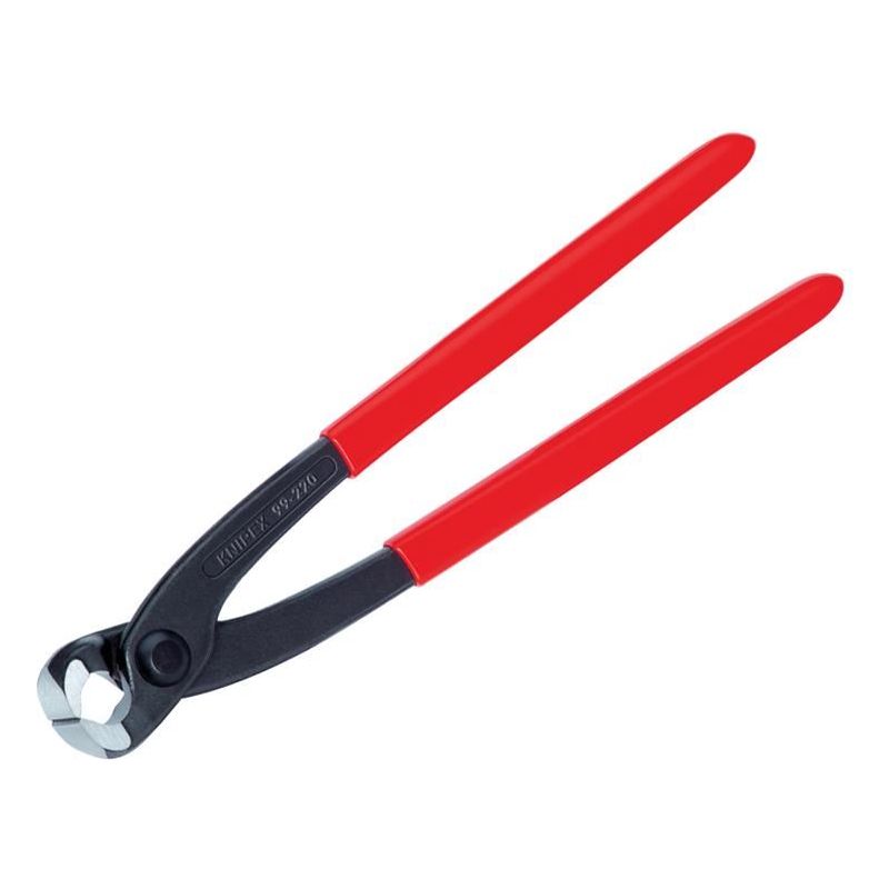 Knipex Concreter's Nipper Pliers PVC Grip 250mm (10in) Knipex - RockBottom Northampton