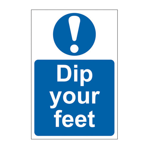 Dip your feet - Self Adhesive PP (200 x 300mm)