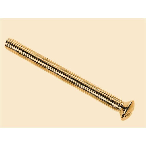 Dencon Brass Switch/Socket Plate Screws 3.5 x 38mm (Pack of 10) Dencon - RockBottom Northampton