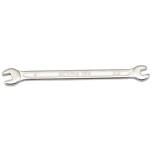 Draper 05327 Elora Midget Metric Double Open End Spanner, 3.2 x 4mm