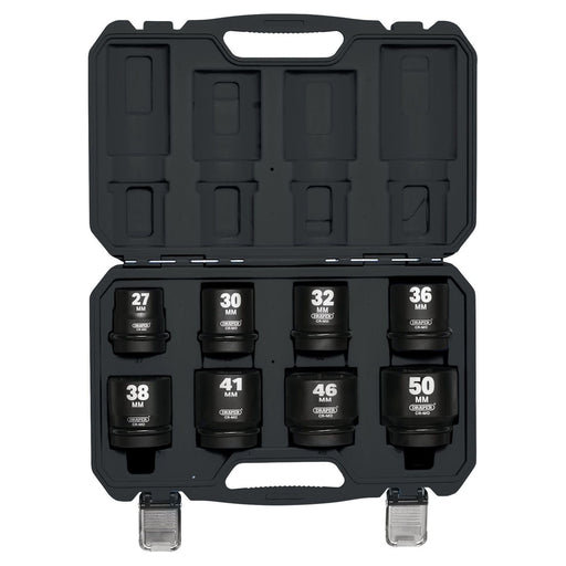 Draper Draper HI-TORQ Metric Impact Socket Set, 1" Sq. Dr. (8 Piece) Draper - Town Tools