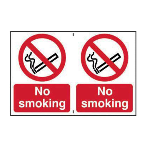 No smoking - Self Adhesive PP (300 x 200mm)