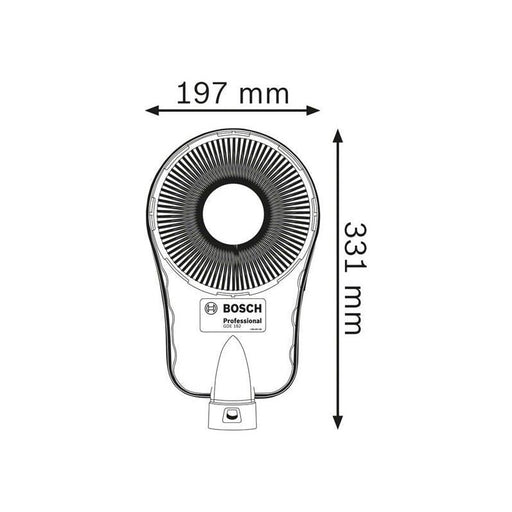 Bosch GDE 162 Professional SDS Dust Guard Bosch - RockBottom Northampton