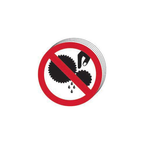 Do not touch symbol - SAV (100mm dia.) (Pack of 10)