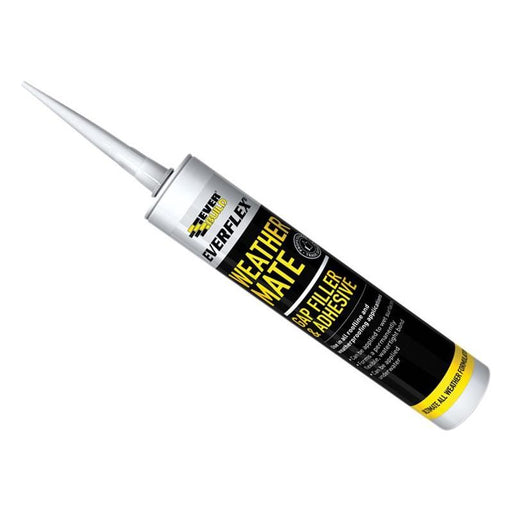 Everbuild Sika Weather Mate Multi-Use Gap Filler & Adhesive Black 295ml Everbuild Sika - RockBottom Northamptin