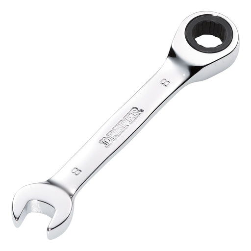 Draper Draper HI-TORQ Metric Stubby Ratchet Combination Spanner, 8mm Draper - Town Tools