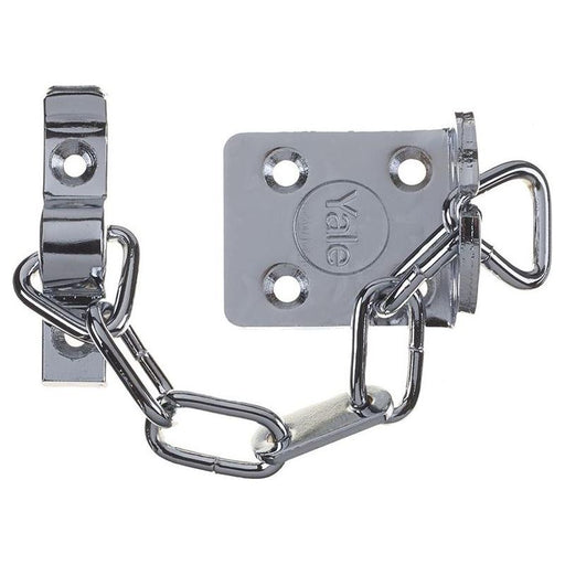 Yale Locks WS6 Security Door Chain - Chrome Finish Yale Locks - RockBottom Northampton