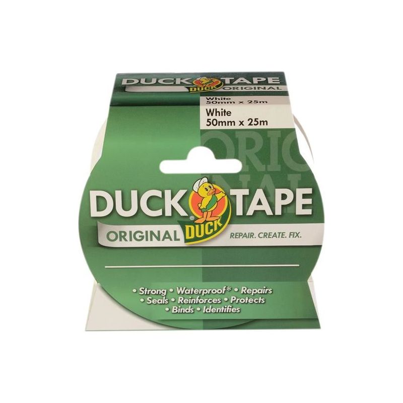 Shurtape Duck Tape® Original 50mm x 25m White Shurtape - RockBottom Nothampton
