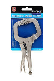 Blue Spot Tools 170mm (7") Locking C Clamp
