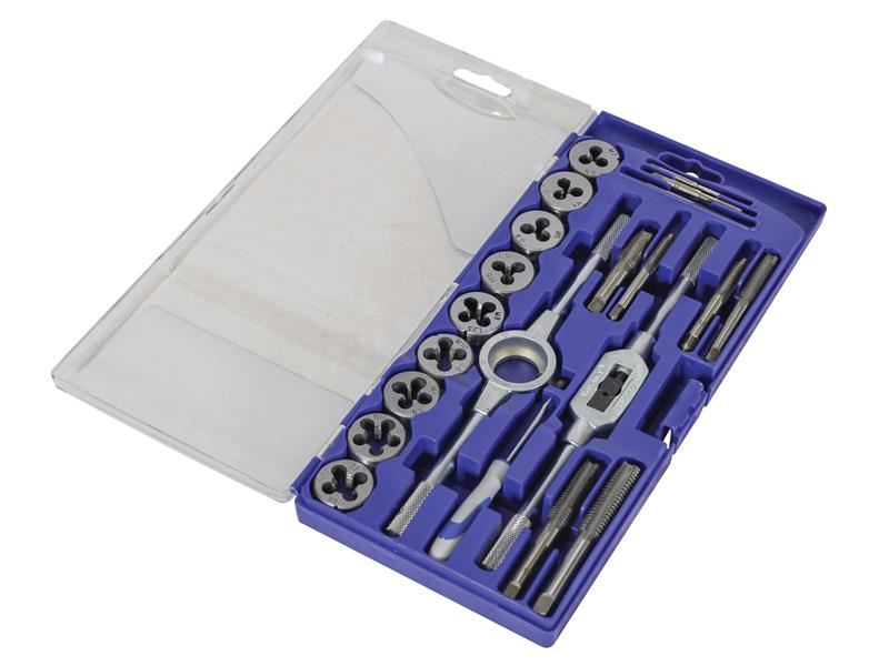 Faithfull Metric Tap & Die Set of 21 Carbon Steel Faithfull - RockBottom Northampton
