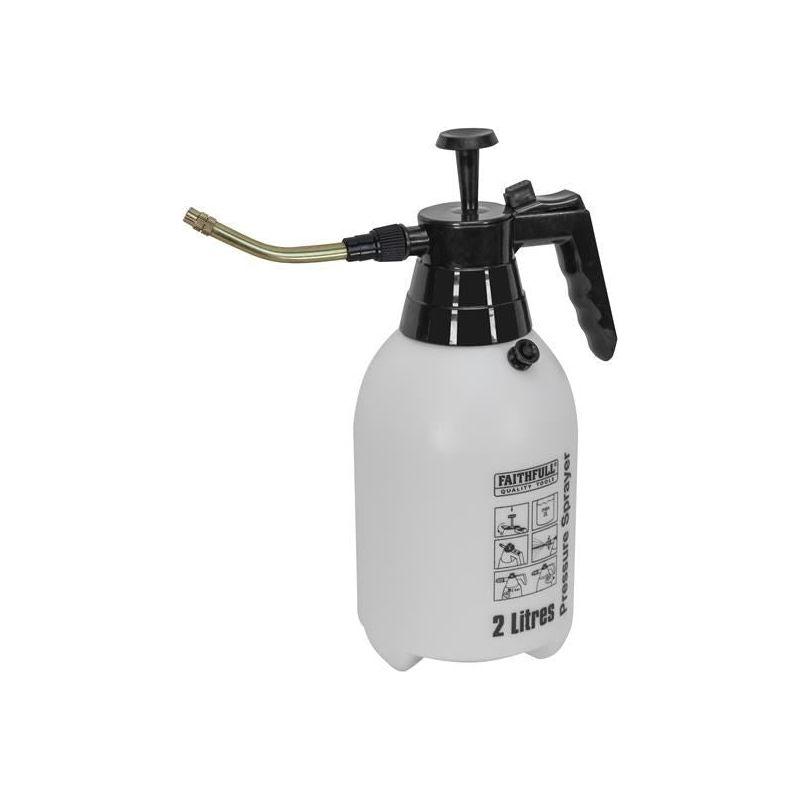 Faithfull Handheld Pressure Sprayer 2 litre Faithfull - RockBottom Northampton
