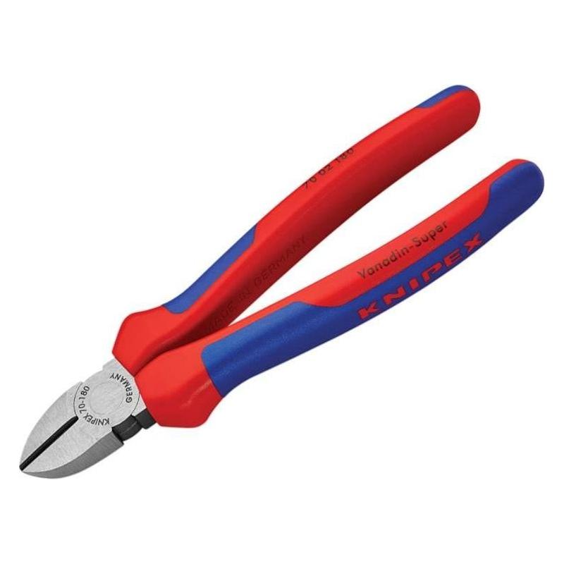Knipex Diagonal Cutters Multi-Component Grip 180mm Knipex - RockBottom Northampton