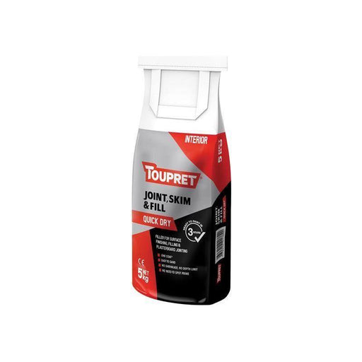 Toupret Quick Dry Joint Skim & Fill 5kg Toupret - RockBottom Northampton