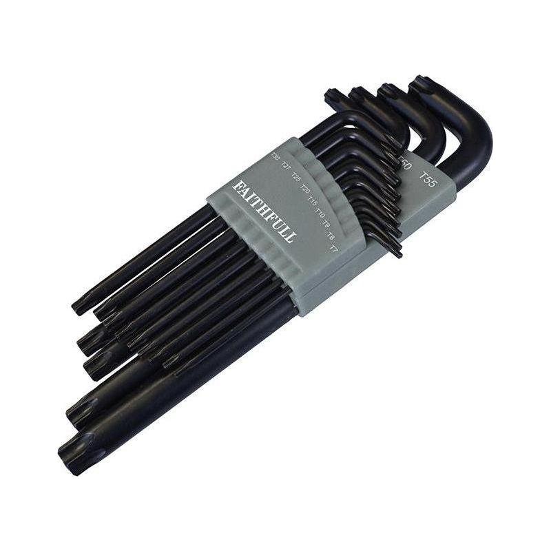 Faithfull Star Long Arm Key Set of 13 (TX7-TX55) Faithfull - RockBottom Northampton