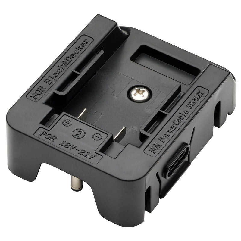 Draper 07072 Draper Expert 24W AC/DC Hybrid Work Light Power Tool Battery Adaptor Compatible with BLACK+DECKER®, PORTER-CABLE® and STANLEY® for Stock No. 04673