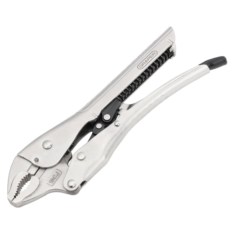 Draper 07102 Curved Jaw Auto Locking Pliers, 250mm