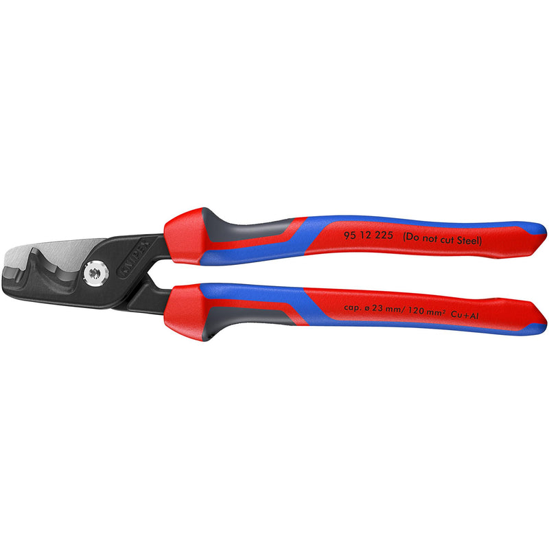 Draper 07107 KNIPEX 95 12 225 StepCut® XL Cable shears with Step Cut, 200mm