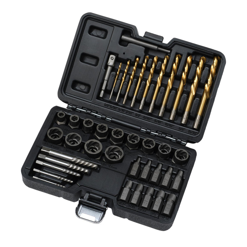 Draper 07120 Bolt Nut Stud Screw Extractor Set (40 Piece)
