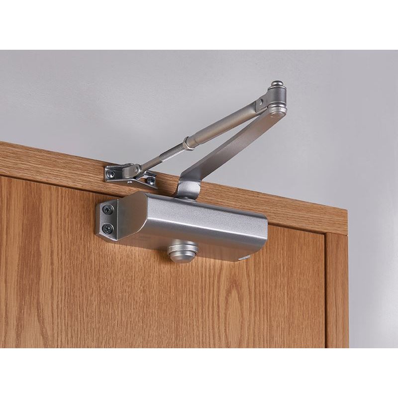Union CE3F Fixed Size 3 Rack & Pinion Door Closer Silver UNION - RockBottom Northampton