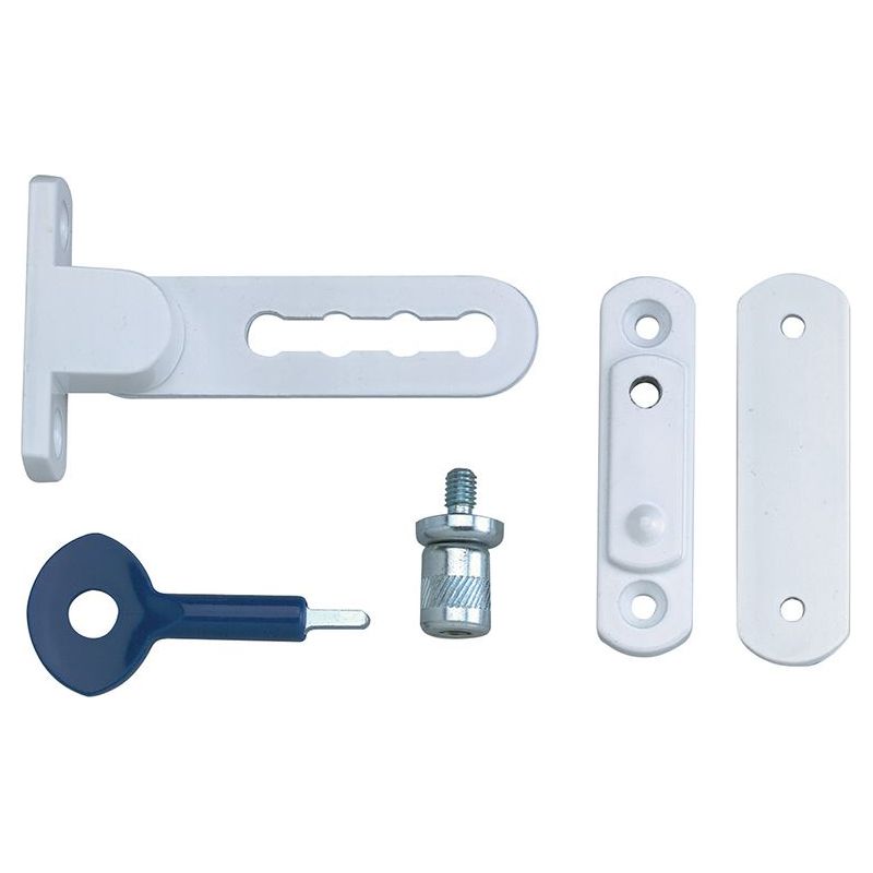Yale Locks P117 Ventilation Window Lock White Finish Pack of 1 Yale Locks - RockBottom Northampton