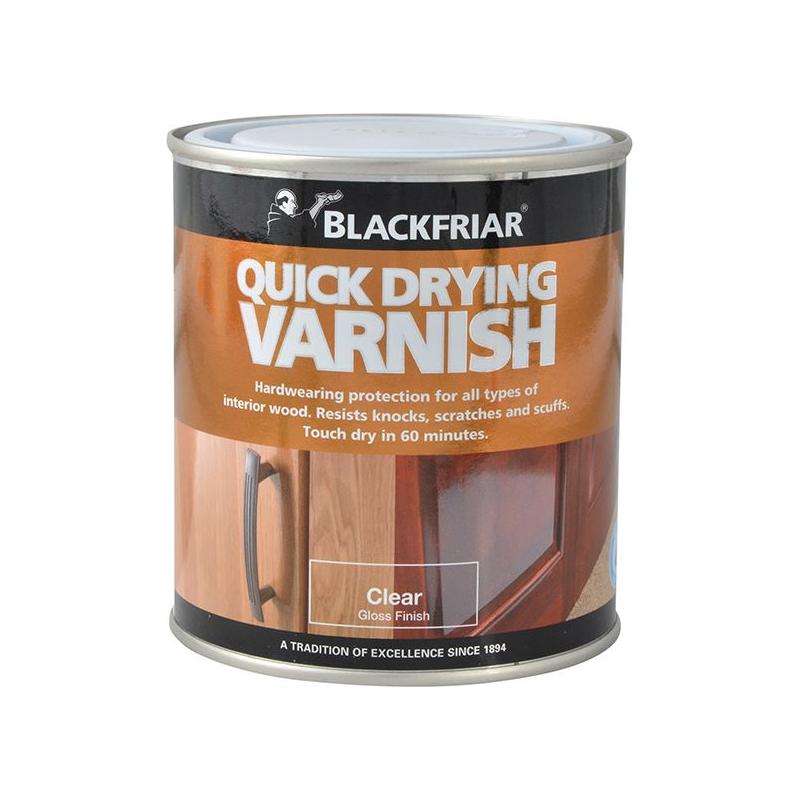 Blackfriar Quick Drying Duratough Interior Varnish Clear Gloss 250ml Blackfriar - RockBottom Northampton