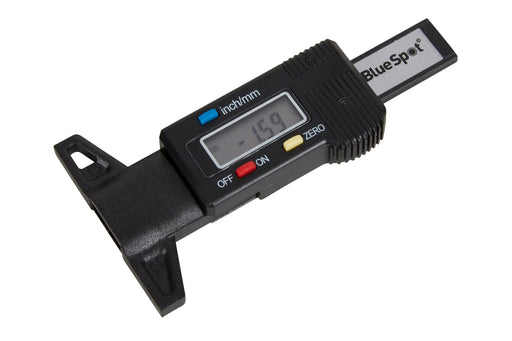 Blue Spot Tools Digital Tread Depth Gauge 0-25.4mm (0-1")