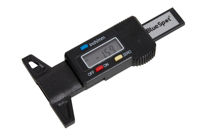 Blue Spot Tools Digital Tread Depth Gauge 0-25.4mm (0-1")