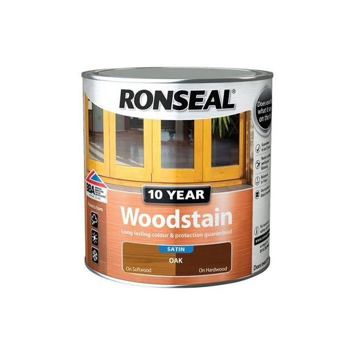 Ronseal 10 Year Woodstain Oak 2.5 litre Ronseal - RockBottom Nothampton