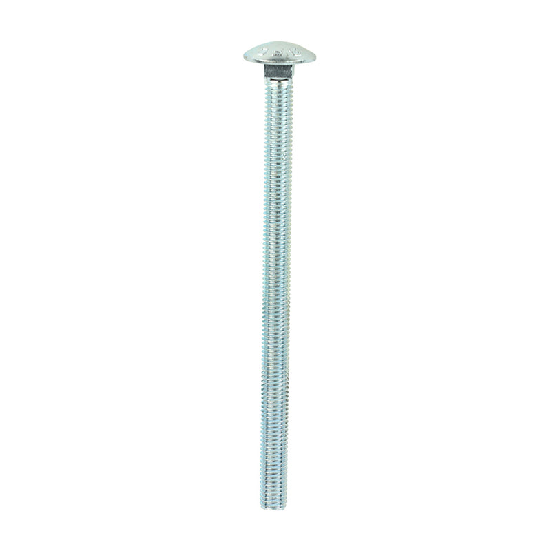 TIMCO Carriage Bolts DIN603 & Hex Full Nuts DIN934 Silver - M10 x 100 (Part 2)
