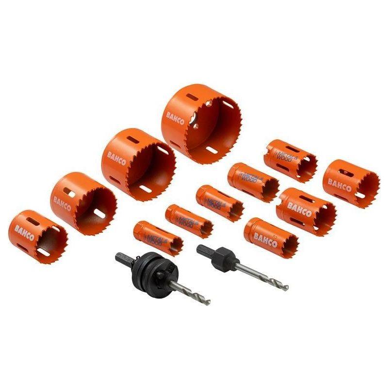 Bahco Plumber's Bi-Metal Holesaw Set, 14 Piece Bahco - RockBottom Northampton