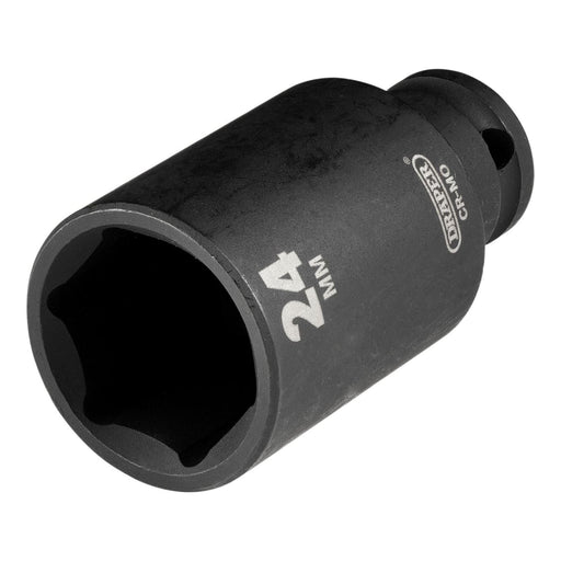 Draper Draper HI-TORQ Metric Deep Impact Socket, 3/8" Sq. Dr., 24mm Draper - Town Tools
