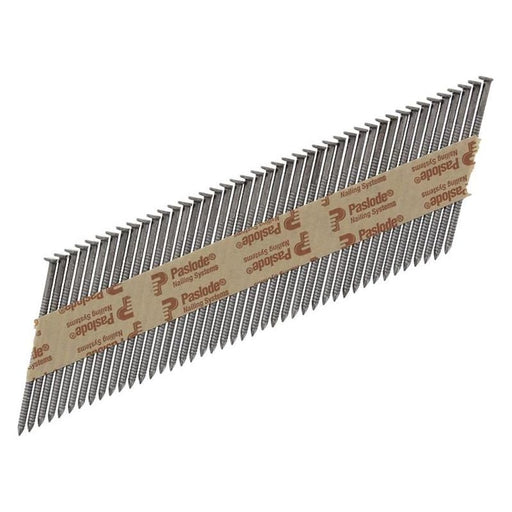 Paslode 3.1 x 75mm 350 Ring Nails Bright Finish Box of 2200 + 2 Fuel Cells Paslode - RockBottom Nothampton