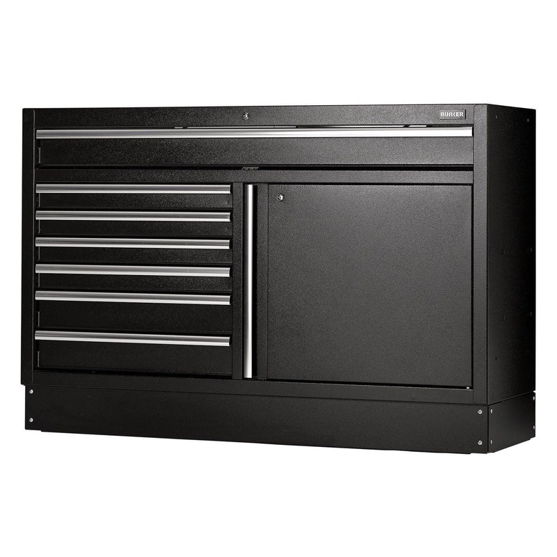 Draper Bunker Modular Floor Cabinet, 7 Drawer, 1360mm Draper - Town Tools