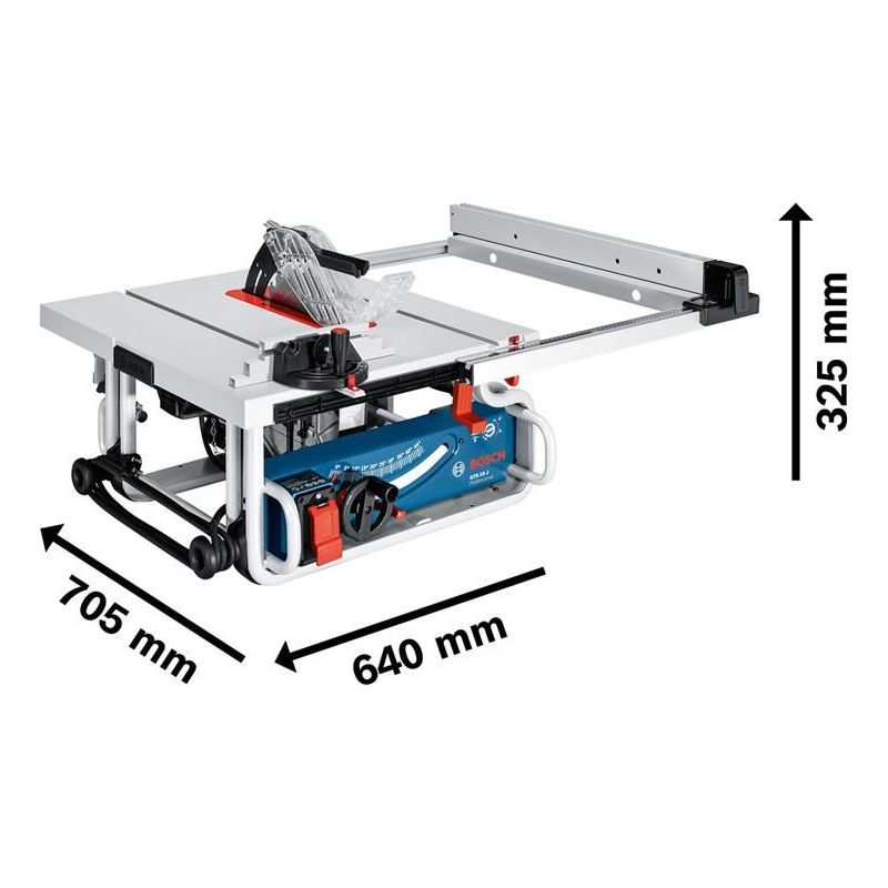 Bosch GTS 10 J Professional Table Saw 1800W 240V Bosch - NorthantsTrade Northampton