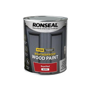 Ronseal 10 Year Weatherproof Wood Paint Royal Red Gloss 750ml Ronseal - RockBottom Nothampton