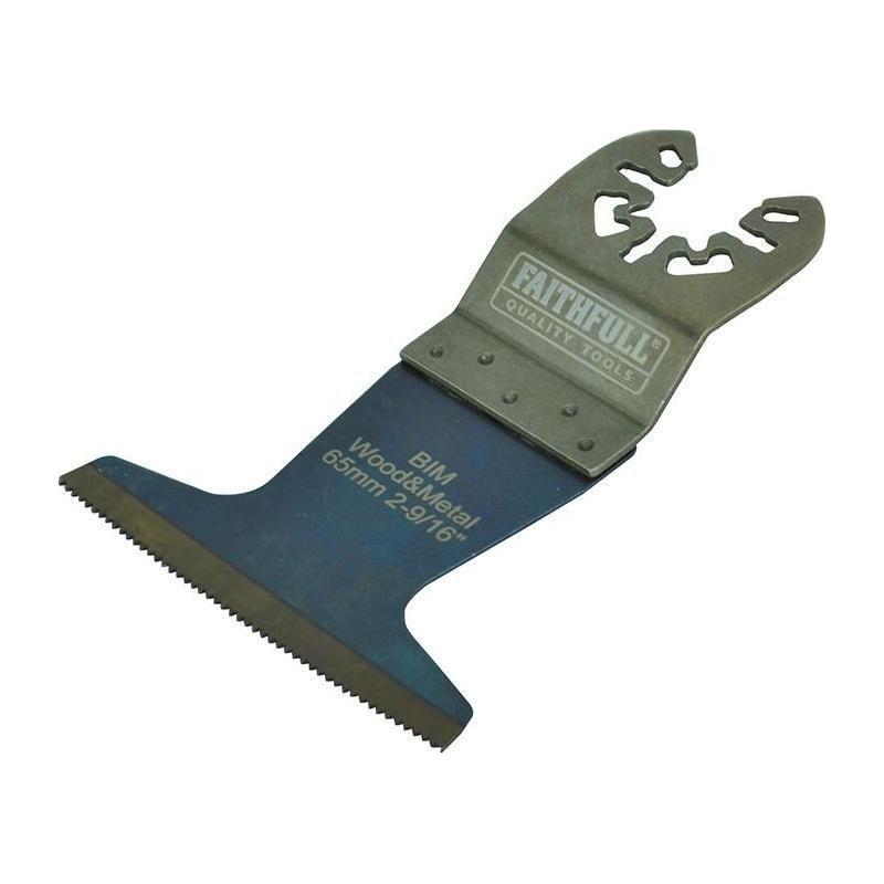 Faithfull Premium Arc Cut Wood & Metal Bi-Metal Blade 65mm Faithfull - RockBottom Northampton