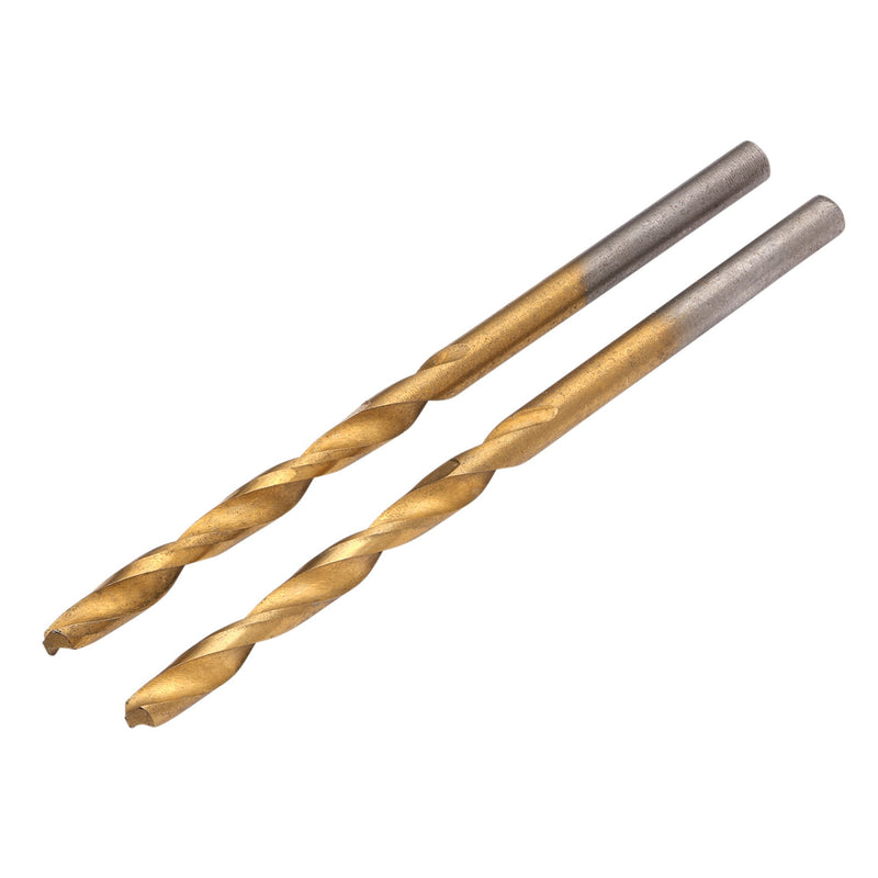 Draper 08865 HSS Titanium Nitride Coated Drill Bit, 4 x 75mm (Pack of 2)
